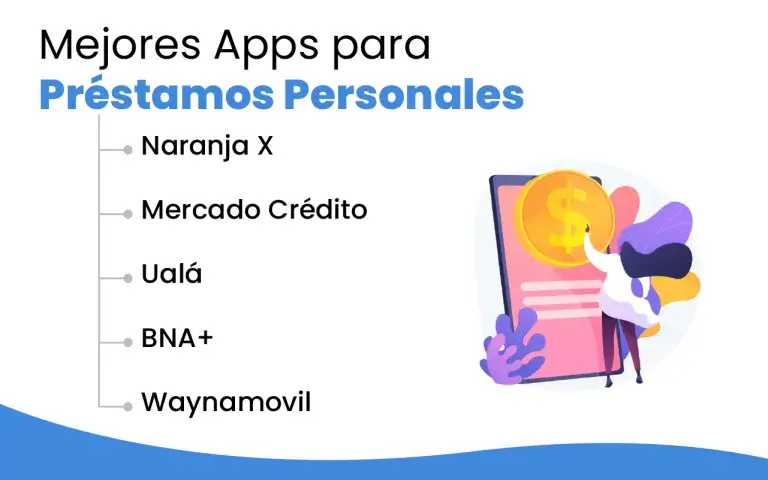 Listado con las mejores aplicaciones para préstamos personales en Argentina